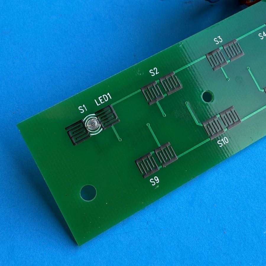 M-AUDIO Axiom 49 MIDI Keyboard Part: Function Buttons PCB Contact Board