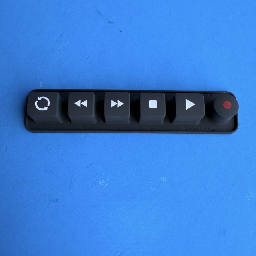 M-AUDIO Axiom 25 49 MIDI Keyboard Part: Transport Button Conductive Rubber Pad