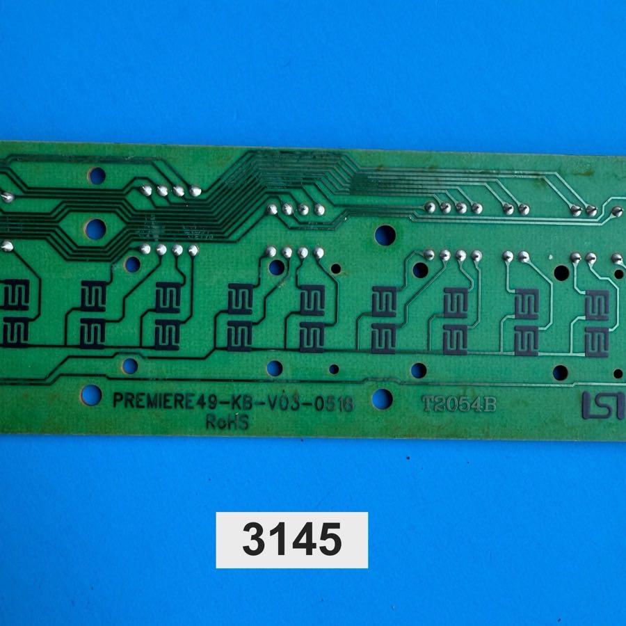 M-AUDIO Axiom 49 MIDI Controller Keyboard Part: Keys Contact Pad Circuit Board