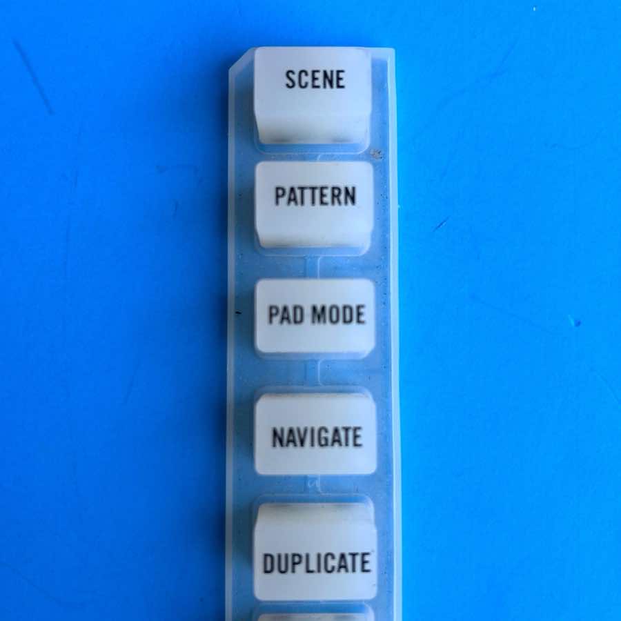 NATIVE INSTRUMENT MASCHINE MKI Controller Part: Solo Mute Button Conductive Pad