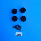 Fender G-DEC (PR520) Guitar Amp Part: Feet Rubber Foot Stand w/Screws [4 PCS]