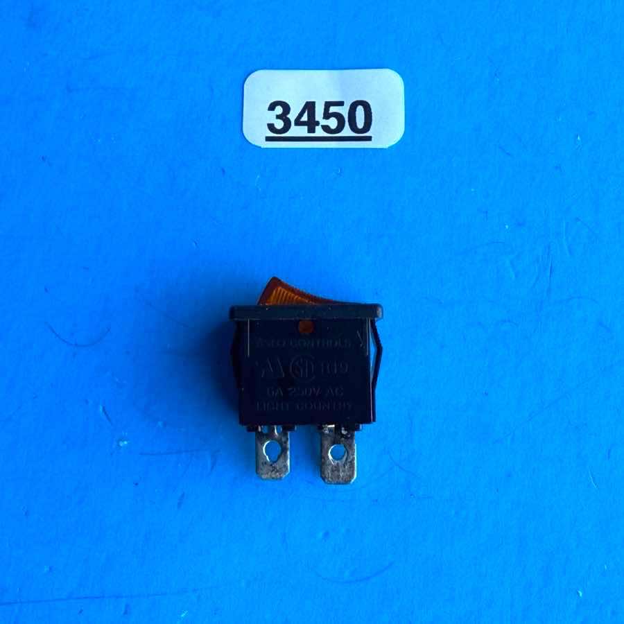 BEHRINGER Eurodesk MX3282A Mixer Part: Orange ON/OFF Rocker Switch