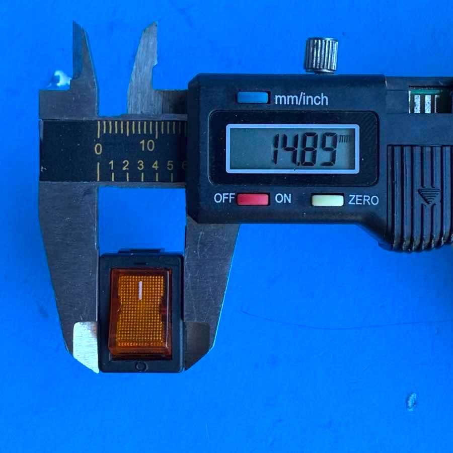BEHRINGER Eurodesk MX3282A Mixer Part: Orange ON/OFF Rocker Switch