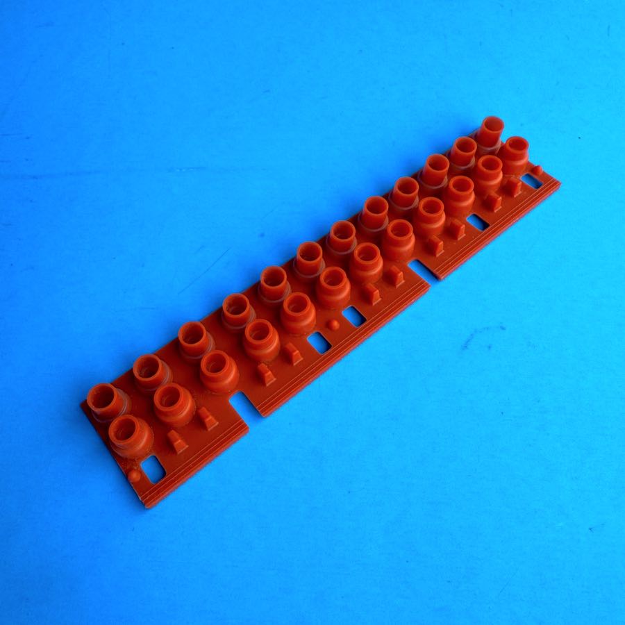 YAMAHA PSR-500 Keyboard Part: 12-Key Conductive Contact Rubber Pad Strip