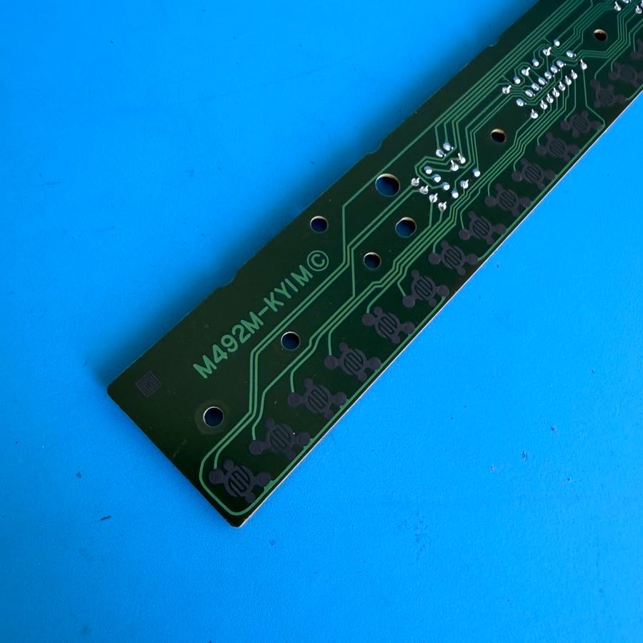 CASIO MT-240 Vintage Keyboard Part: Keys Contact Board PCB [M492M-KY1M]