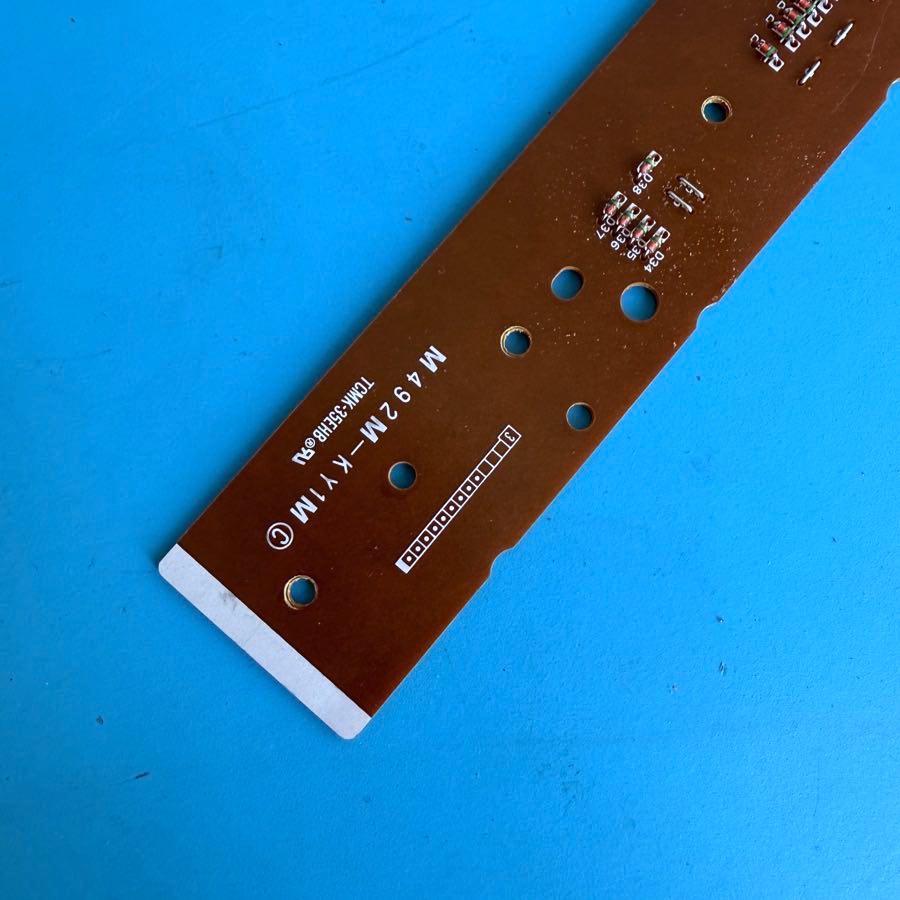 CASIO MT-240 Vintage Keyboard Part: Keys Contact Board PCB [M492M-KY1M]