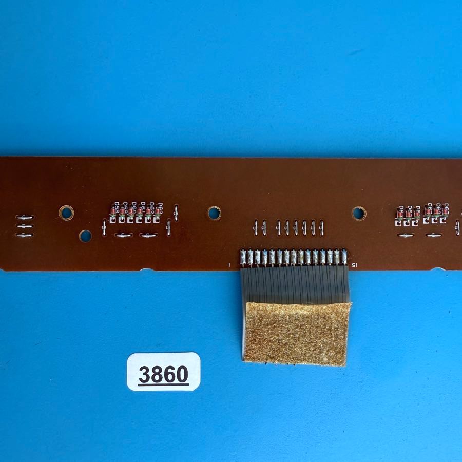 CASIO MT-240 Vintage Keyboard Part: Keys Contact Board PCB [M492M-KY1M]