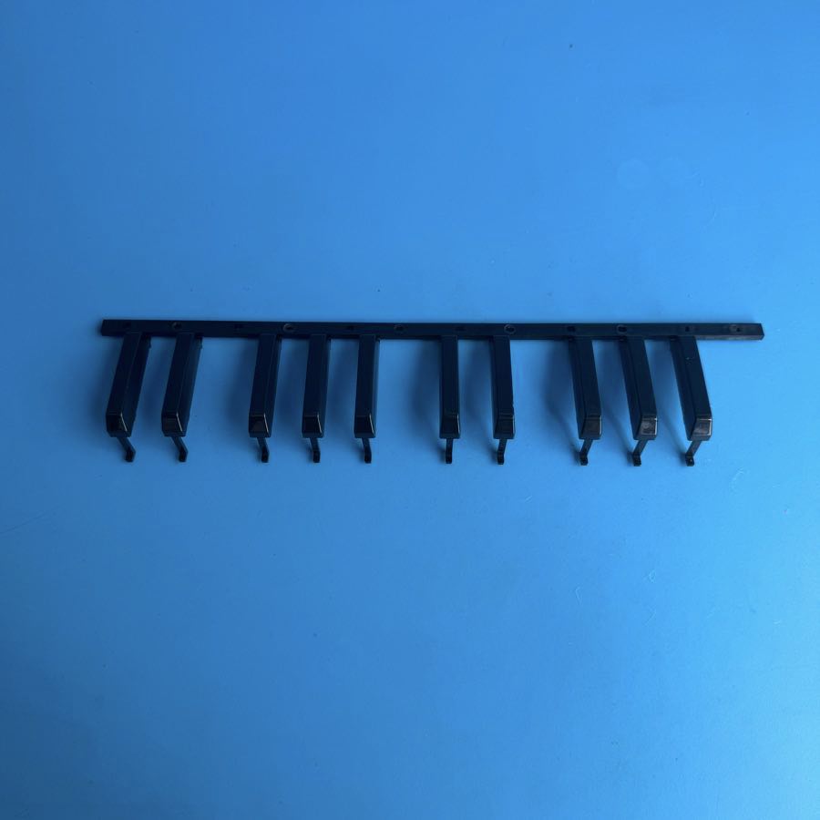 CASIO MT-240 Vintage Keyboard Replacement Part: Right Black Keys [2 Octaves]