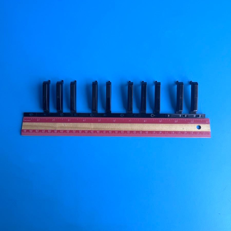 CASIO MT-240 Vintage Keyboard Replacement Part: Right Black Keys [2 Octaves]