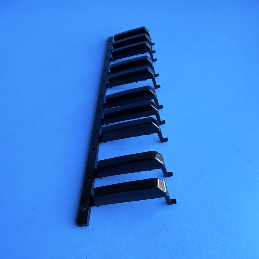 CASIO MT-240 Vintage Keyboard Replacement Part: Left Black Keys [2 Octaves]