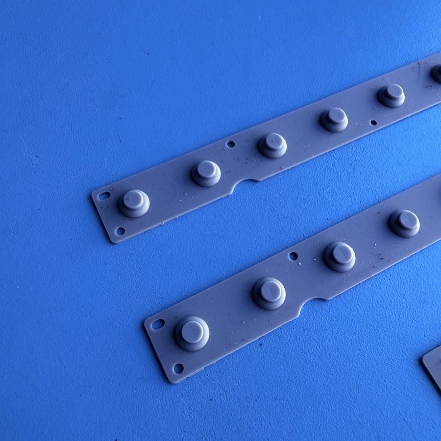 CASIO MT-240 Vintage Keyboard Part: Buttons Conductive Pad Complete Contact Set