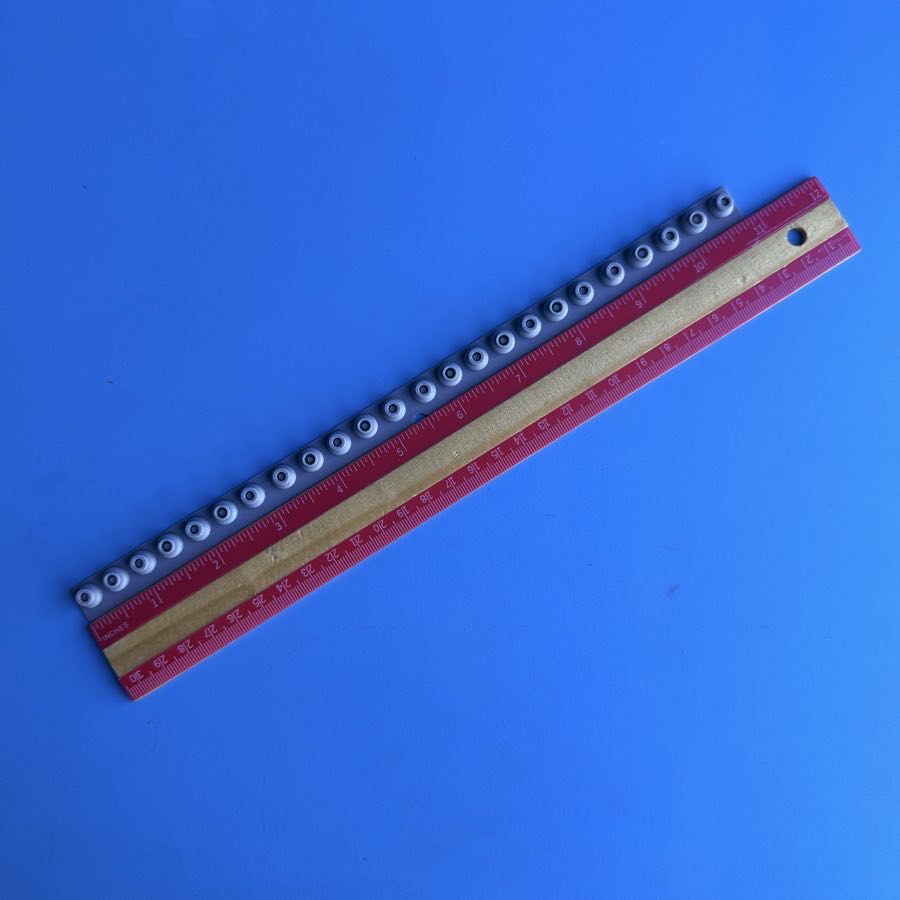 CASIO MT-240 Vintage Keyboard Part: LEFT Key Conductive Pad Contact Strip