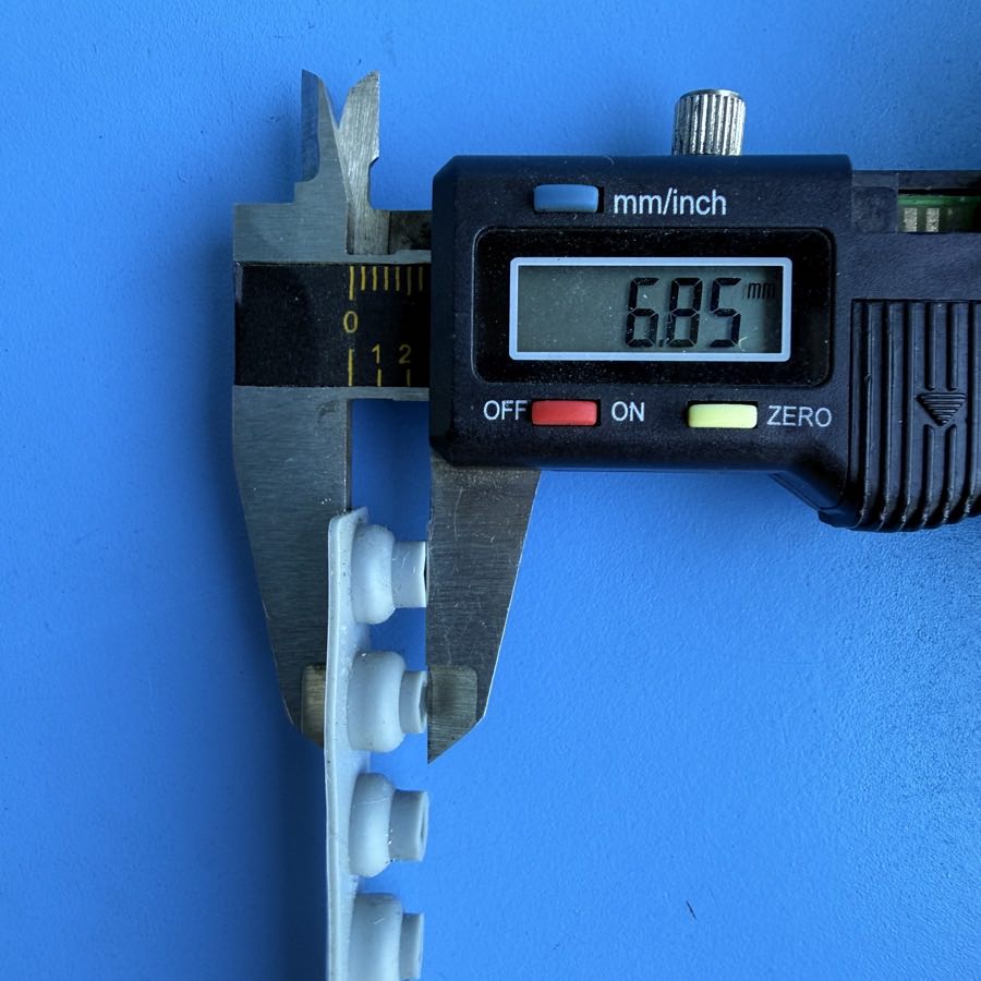 CASIO MT-240 Vintage Keyboard Part: LEFT Key Conductive Pad Contact Strip