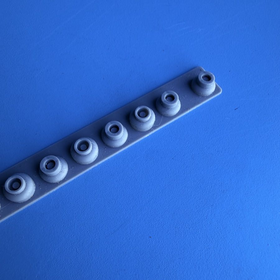 CASIO MT-240 Vintage Keyboard Part: RIGHT Key Conductive Pad w/Hight C