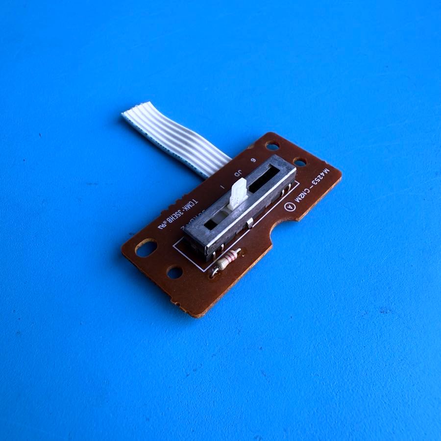 CASIO MT-240 Vintage Keyboard Part: Volume Control Slider Fader Pot PCB