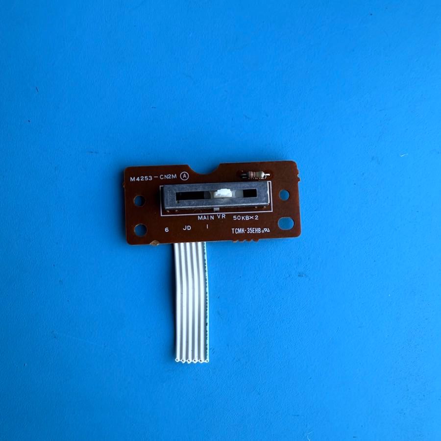 CASIO MT-240 Vintage Keyboard Part: Volume Control Slider Fader Pot PCB