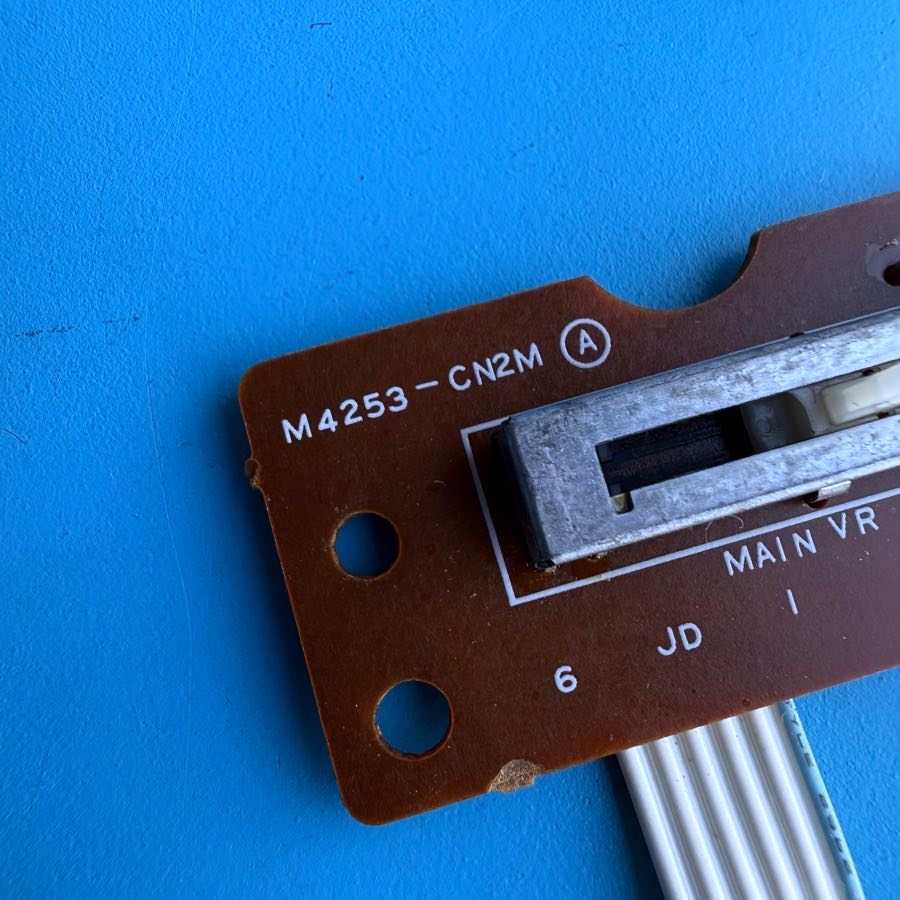 CASIO MT-240 Vintage Keyboard Part: Volume Control Slider Fader Pot PCB