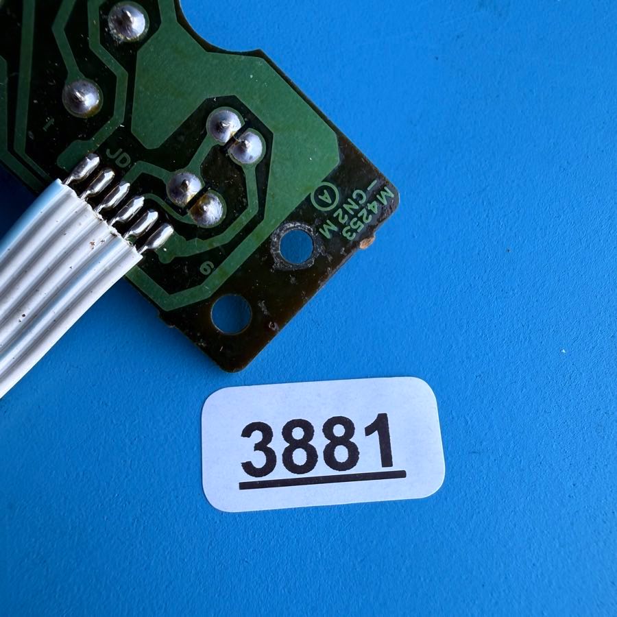 CASIO MT-240 Vintage Keyboard Part: Volume Control Slider Fader Pot PCB