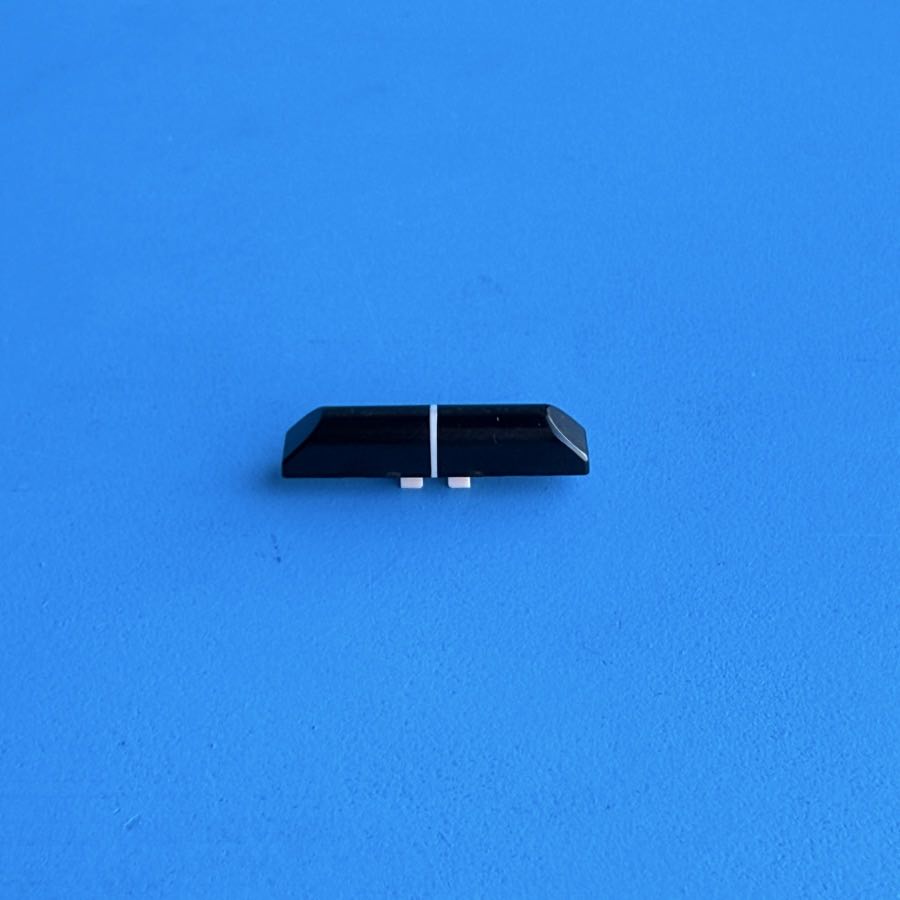 CASIO MT-240 Vintage Keyboard Part: ON/OFF Slider Switch Cover Cap (Black/Red)