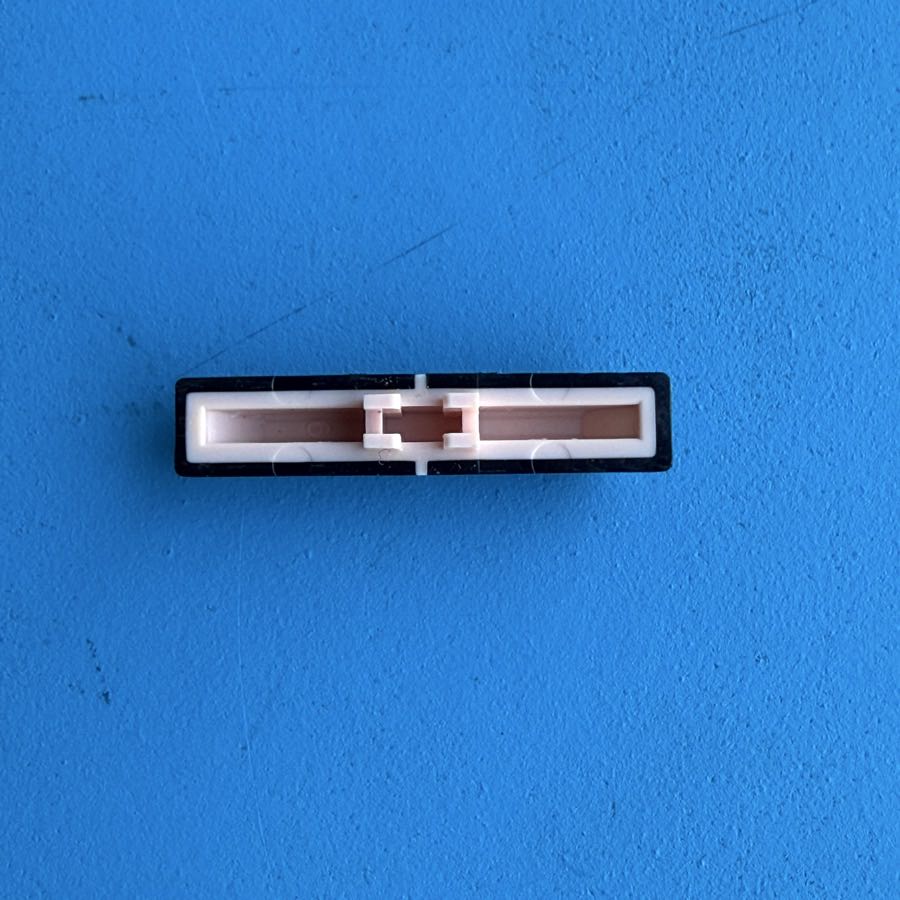 CASIO MT-240 Vintage Keyboard Part: ON/OFF Slider Switch Cover Cap (Black/Red)