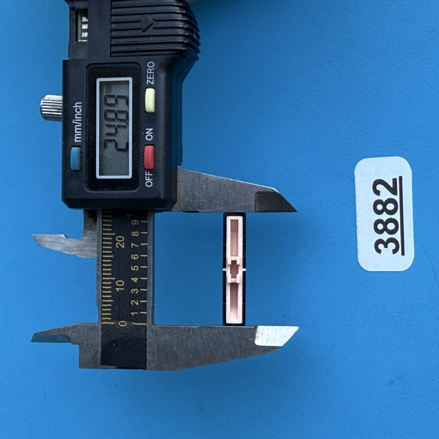 CASIO MT-240 Vintage Keyboard Part: ON/OFF Slider Switch Cover Cap (Black/Red)