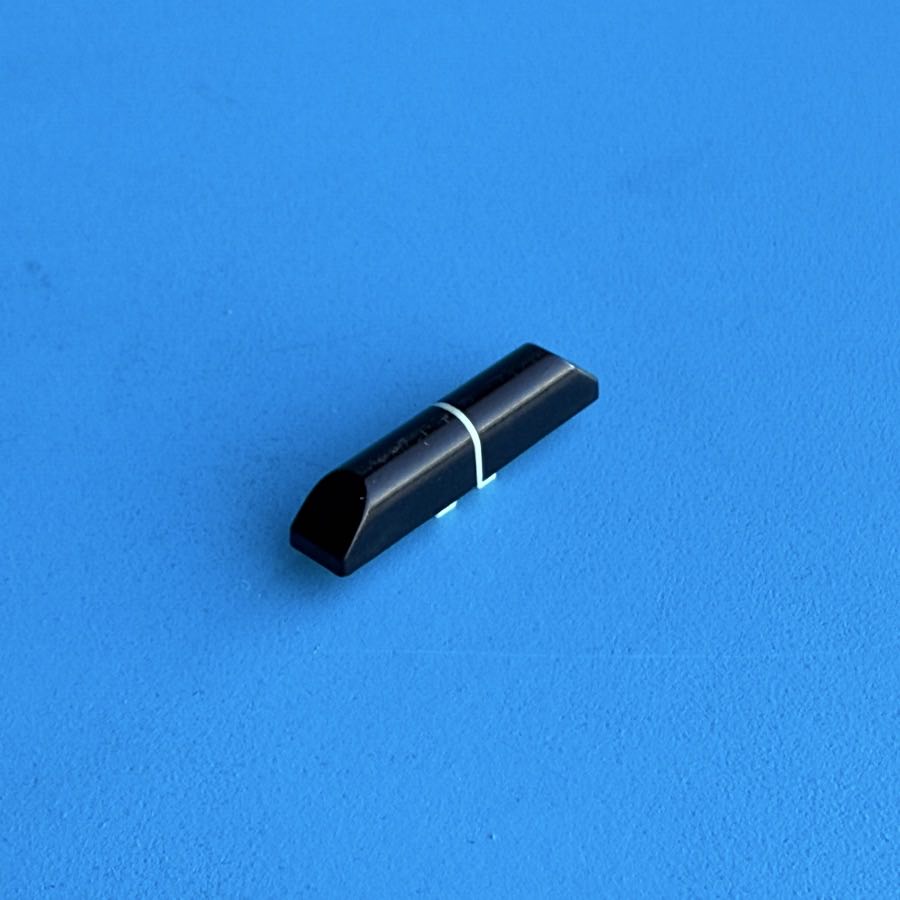 CASIO MT-240 Keyboard Part: Volume Control Slider Cover Cap (Black/Green)