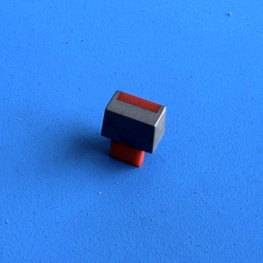 YAMAHA PSR-40 Keyboard Replacement Part: Push Button Cover Cap GRAY/RED [2PCS]