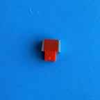 YAMAHA PSR-40 Keyboard Replacement Part: Push Button Cover Cap GRAY/RED [2PCS]