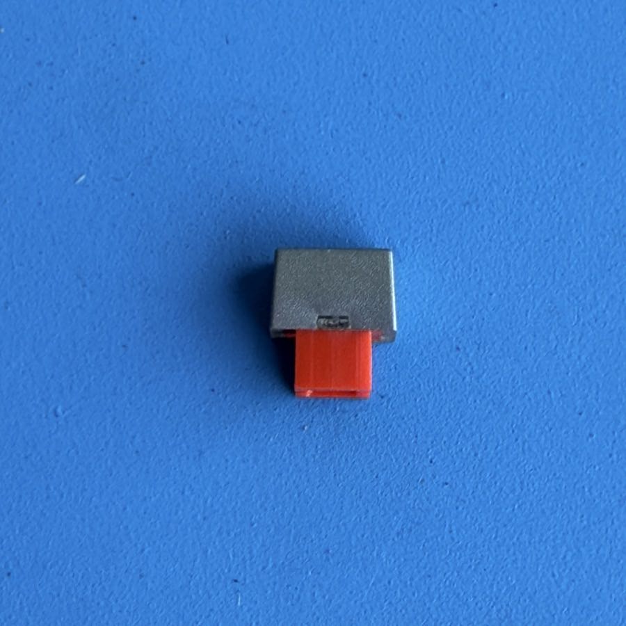 YAMAHA PSR-40 Keyboard Replacement Part: Push Button Cover Cap GRAY/RED [2PCS]