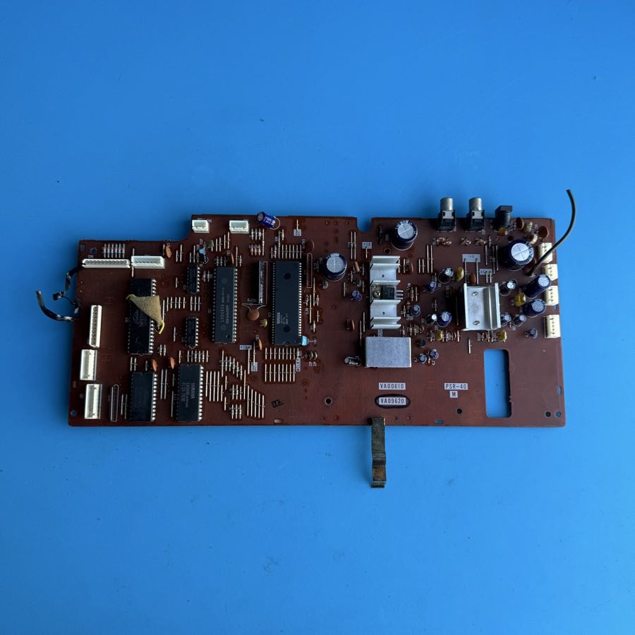 YAMAHA PSR-40 Keyboard Part: Main Motherboard Processor Board PCB [XA003]