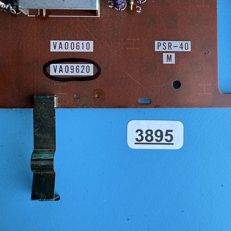 YAMAHA PSR-40 Keyboard Part: Main Motherboard Processor Board PCB [XA003]