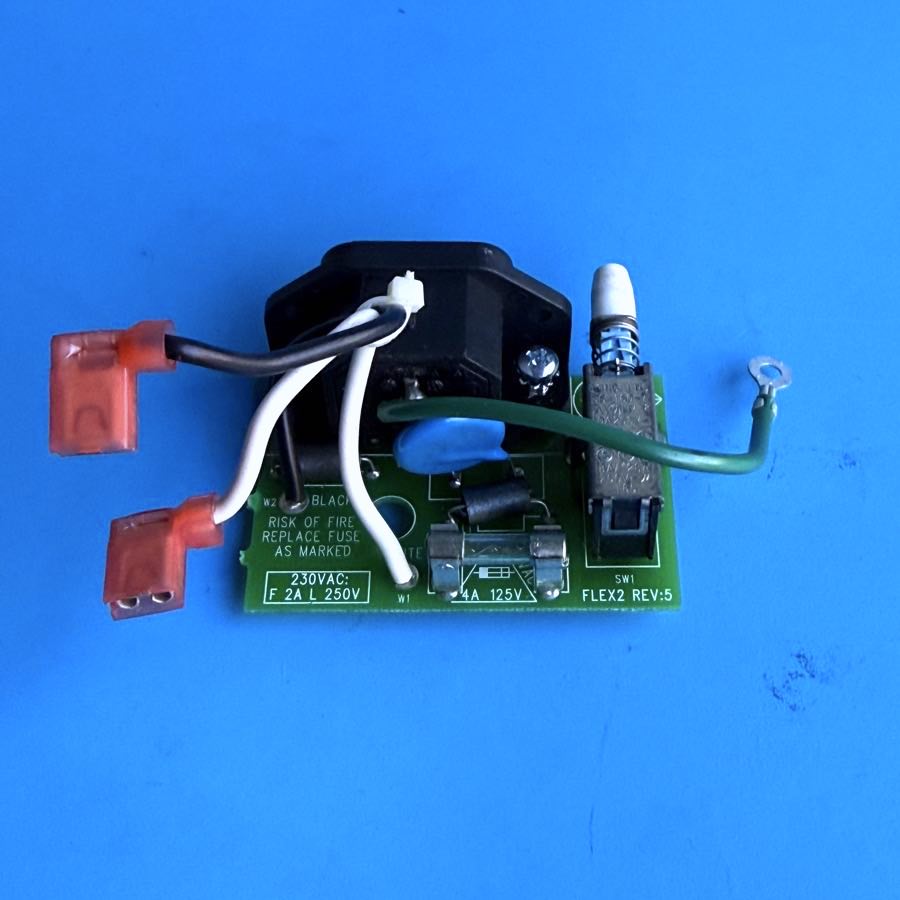 Line 6 Flextone II Guitar Amplifier Part: ON/OFF Switch Power Input Socket PCB