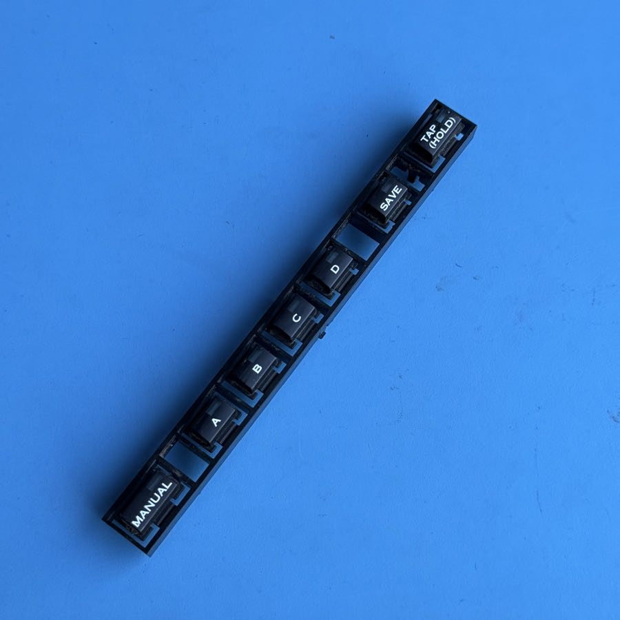 Line 6 Flextone II Guitar Amplifier Part: Channel Slect Button Cap Cover Group