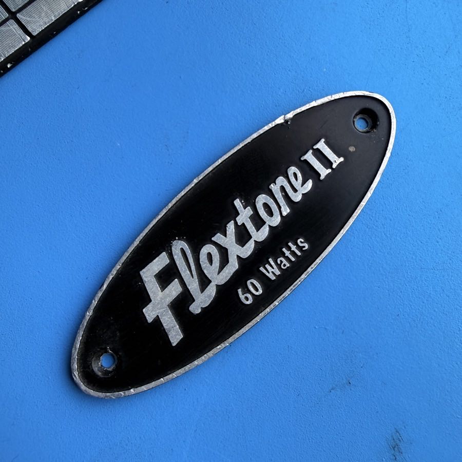 Line 6 Flextone II Guitar Amplifier Part: Emblem Badge Sign Logo w/Screws