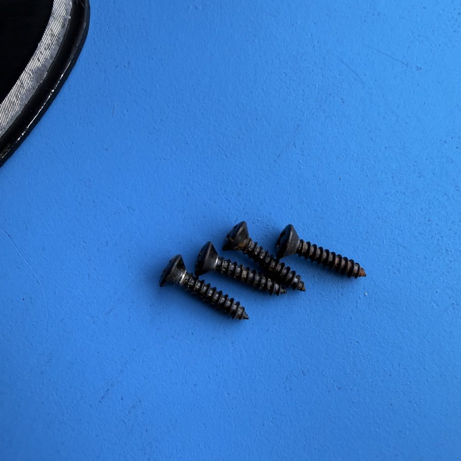 Line 6 Flextone II Guitar Amplifier Part: Emblem Badge Sign Logo w/Screws