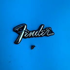 Fender Frontman 15G (PR495) Amplifier Part: Plastic Emblem Badge Logo w/Screws