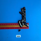 Fender Frontman 15G (PR495) Amplifier Part: Plastic Emblem Badge Logo w/Screws