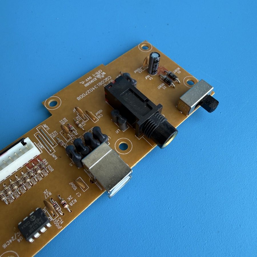 M-AUDIO OXYGEN 25 MKIII MIDI Controller Keyboard Part: ON/OFF USB Circuit Board