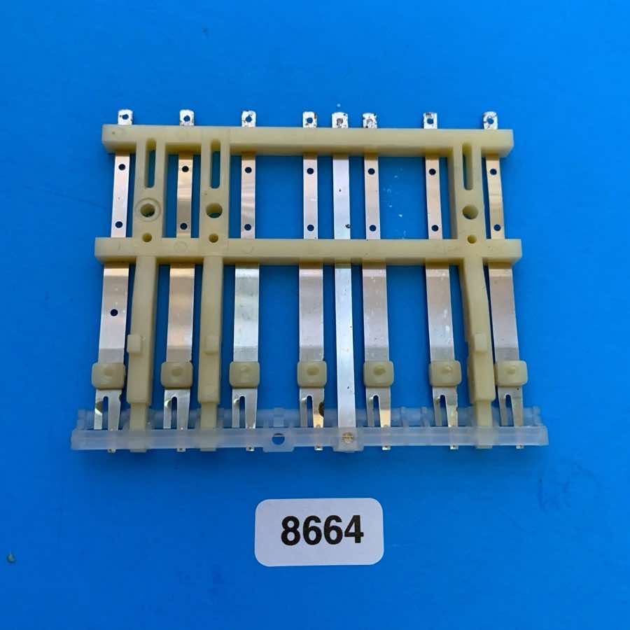KORG LP-10 Vintage Electronic Piano Keyboard Part: 6-Key Block Pad Metal Contact