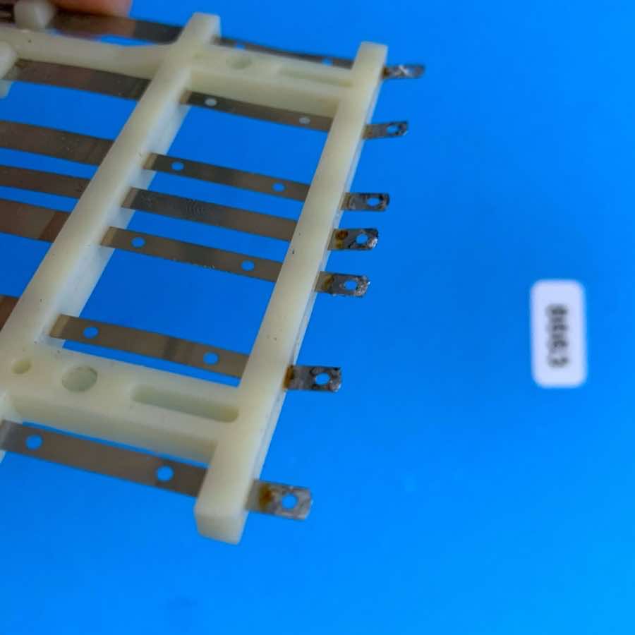 KORG LP-10 Vintage Electronic Piano Keyboard Part: 6-Key Block Pad Metal Contact