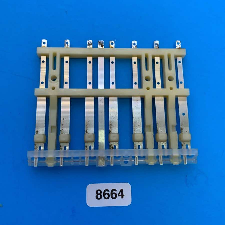 KORG LP-10 Vintage Electronic Piano Keyboard Part: 7-Key Block Pad Metal Contact