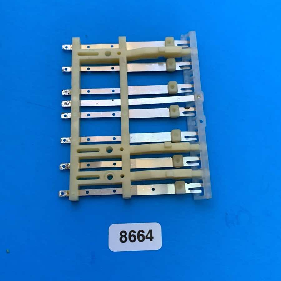 KORG LP-10 Vintage Electronic Piano Keyboard Part: 7-Key Block Pad Metal Contact