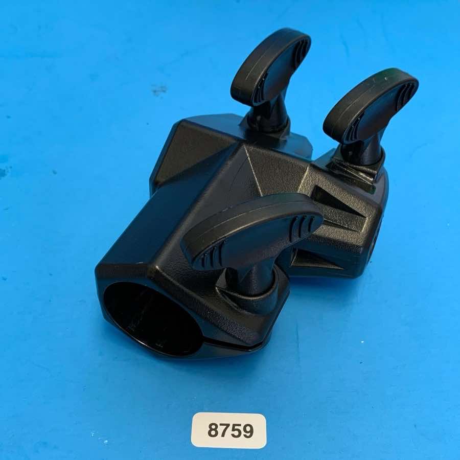 SIMMONS SD300 Drum Part: 1.5" Frame Bracket Joint Rack T-Clamp [w/3-Wing Screws]