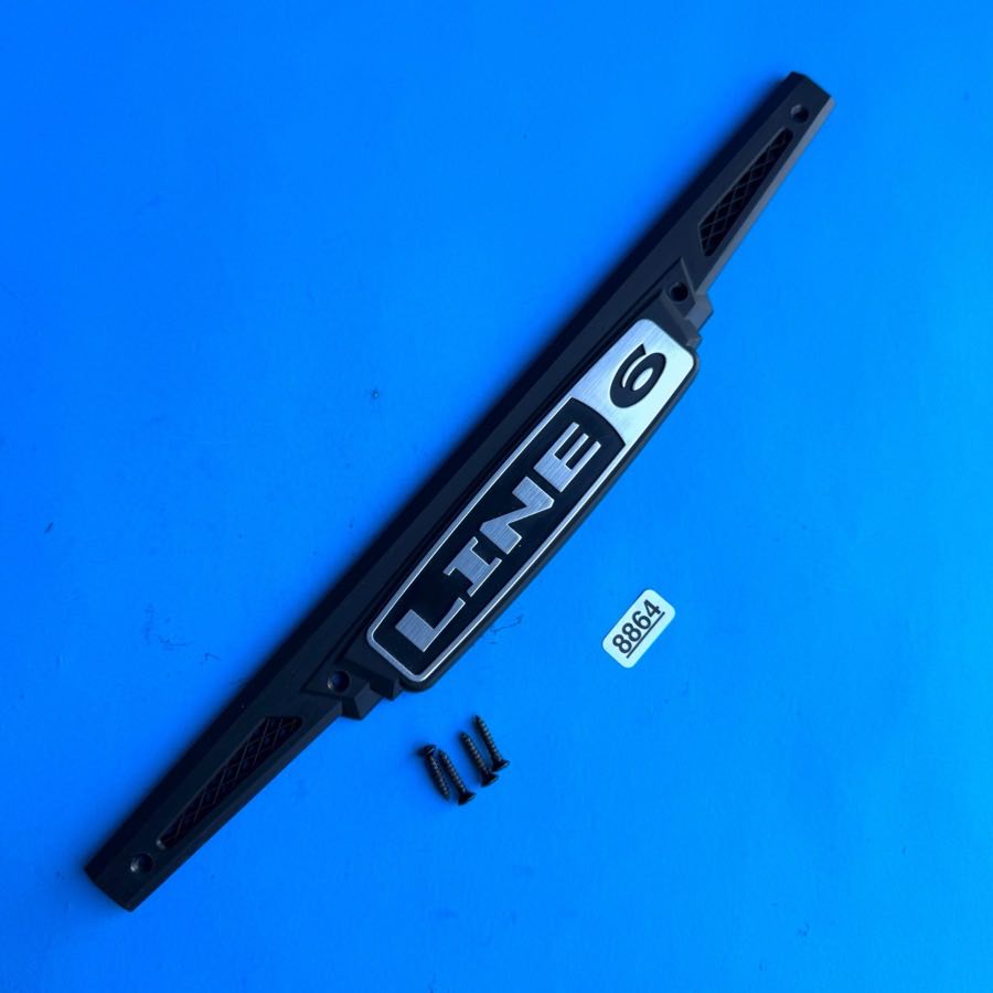 Line 6 Spider IV 15 Guitar Amp Replacement Part: Front Emblem Sign Badge [V1]