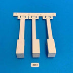 Donner DEP-10 Digital Electronic Piano Part: White Keys 3 Key Set [D-F-A]