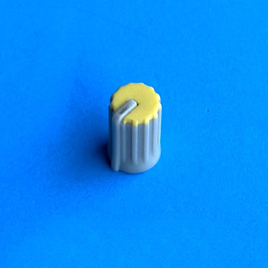 BEHRINGER Eurodesk MX3282A Mixer Part: Volume Knob Cap Cover Yellow [2PCS]