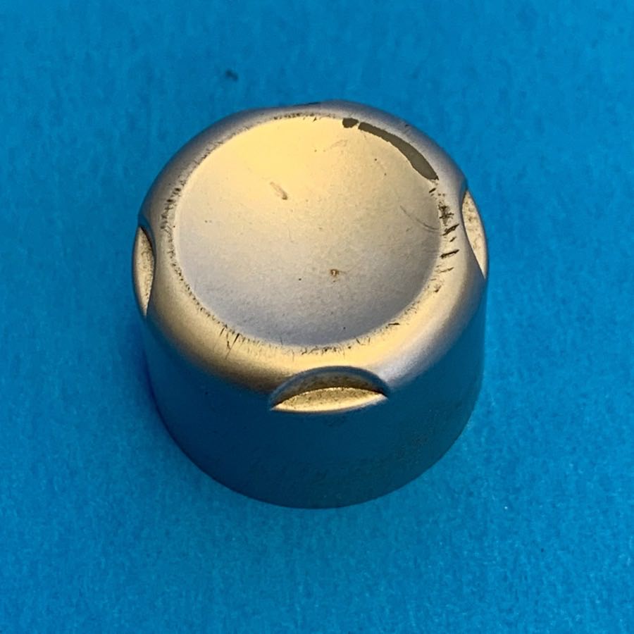 Fender G-DEC (PR520) Guitar Amplifier Part: Silver Jog Selection Knob Cap Cover