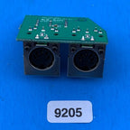 Fender G-DEC (PR520) Guitar Amplifier Part: MIDI I/O PCB Socket Circuit Board