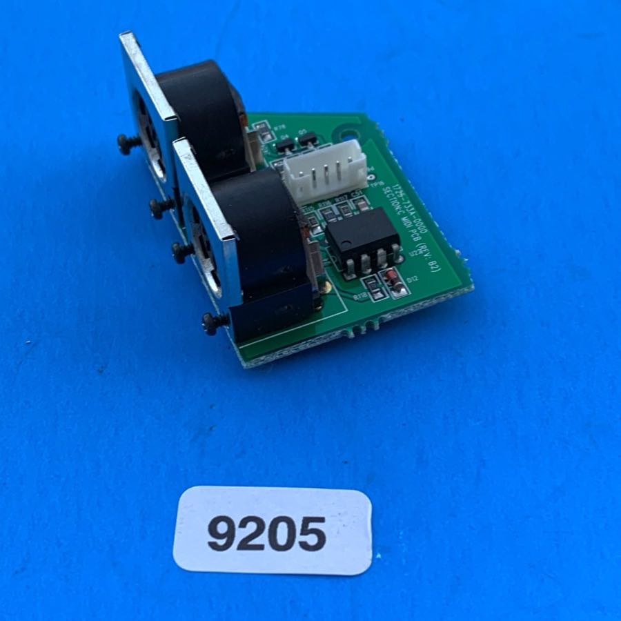 Fender G-DEC (PR520) Guitar Amplifier Part: MIDI I/O PCB Socket Circuit Board