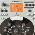 BEHRINGER HDS240USB Electronic Drum Part: Sound Module & AC Adapter [Tested]